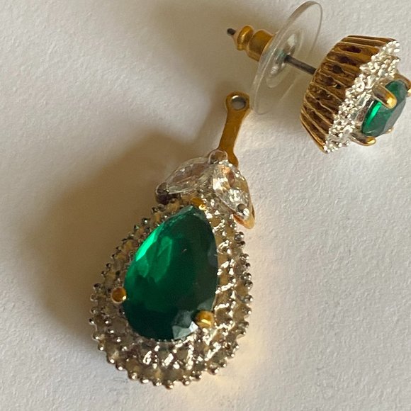 Jacqueline Kennedy Emerald Earrings (Replica) - Picture 4 of 7